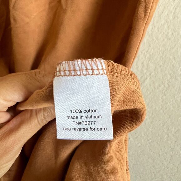 ELIZABETH AND JAMES Calfan Orange Sleeveless T-Shirt Midi Dress Womens XS - Picture 6 of 7